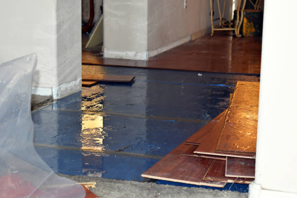 Professional Sewage Cleanup technician working in Milford Center, OH